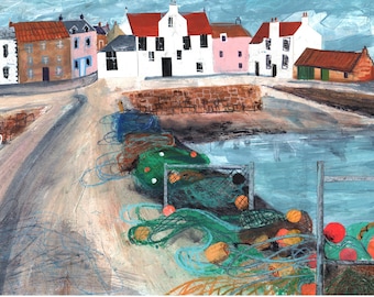 Pittenweem print - Fife, East Neuk artwork