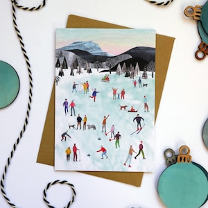 Lake of Menteith Christmas Card. Scottish Christmas Card