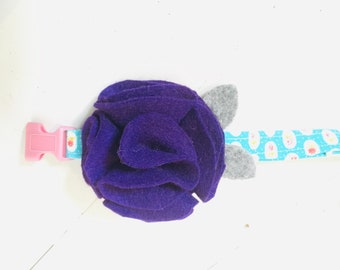 Dog collar flower