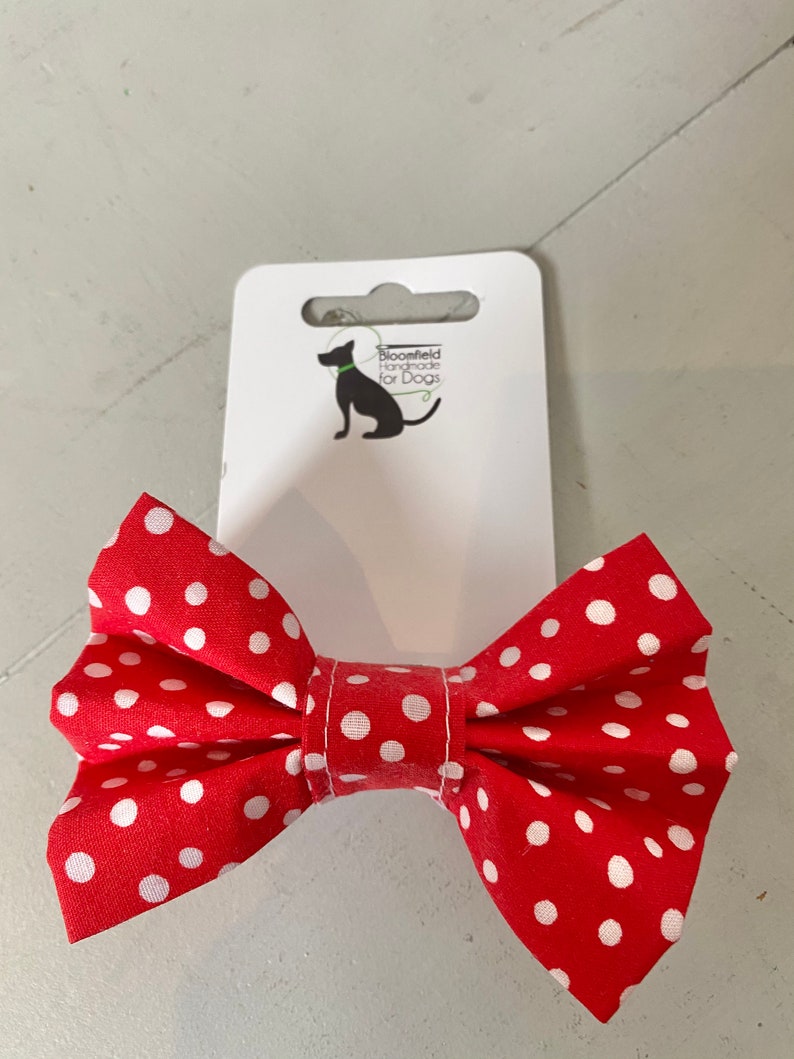 Christmas dickie bow for dog collar Etsy
