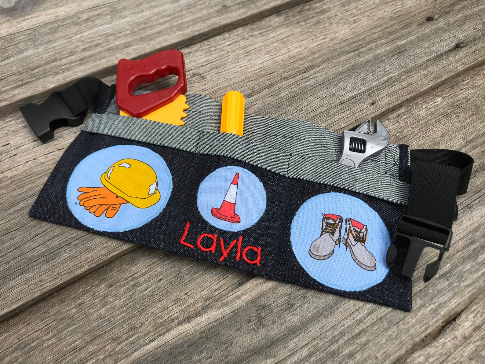 Kids Personalised Tool Belt / Toolbelt With Tools Included - Etsy