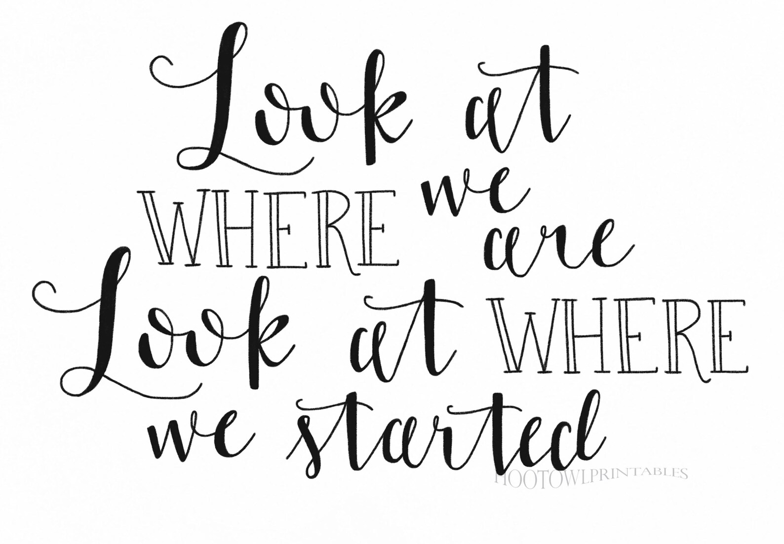 Hamilton Lyrics 8x10 and 5x7 Printable Hamilton the Musical Etsy