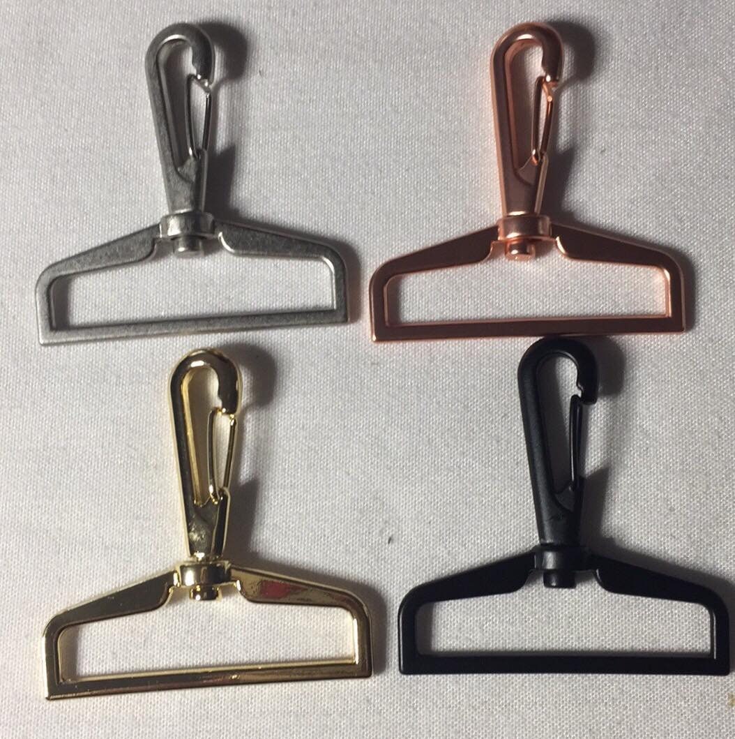 Swivel Clips Set (2 pcs) in Various Colors - 1.5" to 2" Width