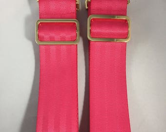 Backpack Straps Set (2 Straps) Various Colors and Hardware Choices 2"x38"