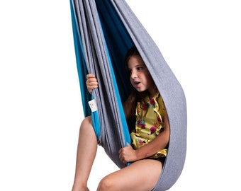 Hammock Swing, Hammock Chair, Indoor Swing, 6 Year Old Gift, 5 Year Old Gift, 4 Year Old Gift, Kids Gym, Indoor Playground, Playroom