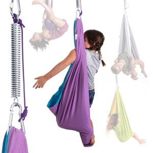 Therapy Swing, Sensory Swing, Kids Gym, Toddler Gym, Playroom, Indoor Playground, Kids Sports Games, Indoor Activities for Kids, Hammock