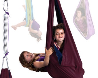 Balançoire Sensorielle Pour Enfants - Cadeau éducatif Et Ludique 2 Couches