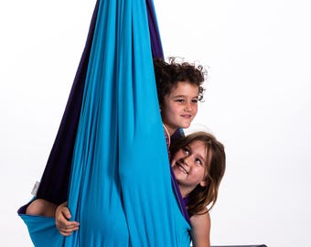 Silla columpio sensorial para la habitación infantil, hamaca de algodón para interiores, muebles Montessori, regalo para la sala de juegos.