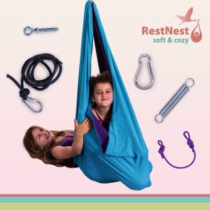 Kids Swing, Toddler Christmas Gift, , Unique Gift for Kids for Christmas, Kids Hammock, Kids Gym, Playroom, Indoor Kids Playground, Sensory