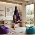 Kids Swing Chair - Hanging Indoor Sensory Hammock for Kids Room, Montessori Furniture product logo