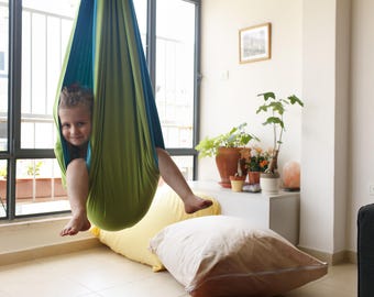 Balançoire intérieure, balançoire sensorielle, chaise suspendue, hamac pour enfants, balançoire pour enfants, chaise hamac, chaise suspendue intérieure, chaise balançoire, chaise balançoire intérieure