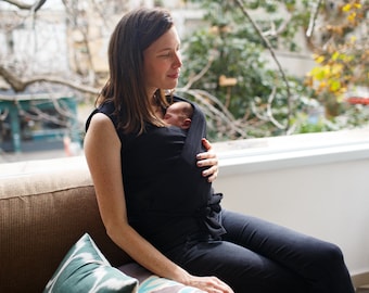 Porte-bébé, écharpe de portage, porte-bébé, nouveau cadeau de parents, cadeau de nouveau-né pour maman, cadeau de nouveau-né pour papa, cadeau de nouveau papa, chemise de porte-bébé