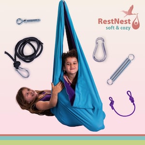 Hanging chair, Indoor Swing, Sensory Swing, Kids Swing, Kids Toys, Hammock Chair, Swing Chair, Toddler Hammock Swing, Unique Kids Room Decor