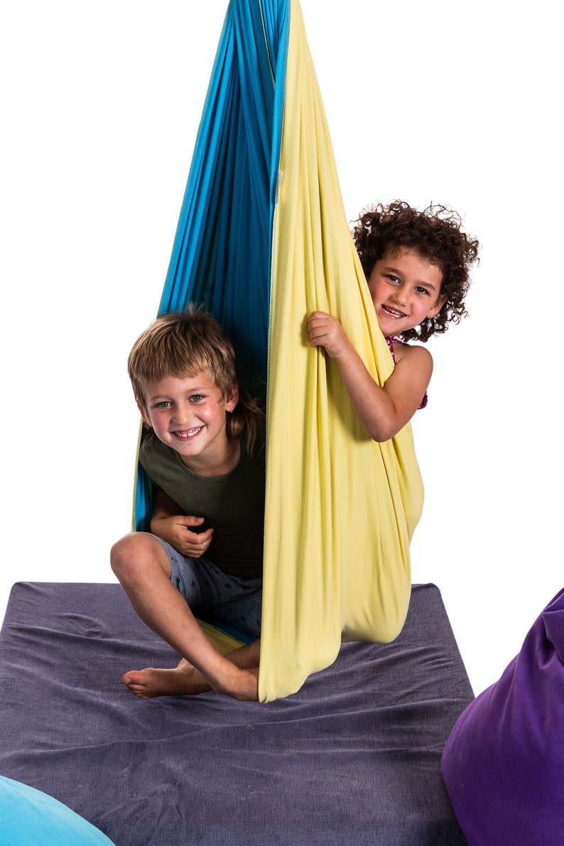 Sensory Swing, Indoor Swing, Hanging Chair, Hammock Chair, Kids Toys, Montessori Furniture, Kids Indoor Swing, Swing Chair, Toddler Swing image 7