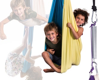 Kids Hammock, Indoor Swing, Kids Gym, Toddler Gym, Indoor Kids Playground, Playroom, Therapy Swing, Sensory Swing, Montessori Room, Waldorf