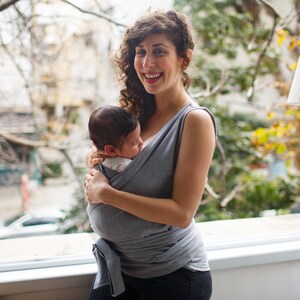 Portador de recién nacidos, Portabebés, Ropa de maternidad, Regalo de baby shower, Regalo de mamá nueva, Bebé que viene a casa, Envoltura para bebés, Portador de algodón, Cabeñera para bebés