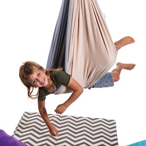 Hammock Swing, Hammock Chair, Indoor Swing, 6 Year Old Gift, 5 Year Old Gift, 4 Year Old Gift, Kids Gym, Indoor Playground, Playroom
