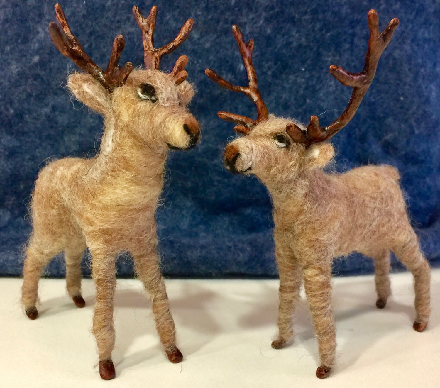 Needle felted deer wool deer needle felted animal felted Etsy