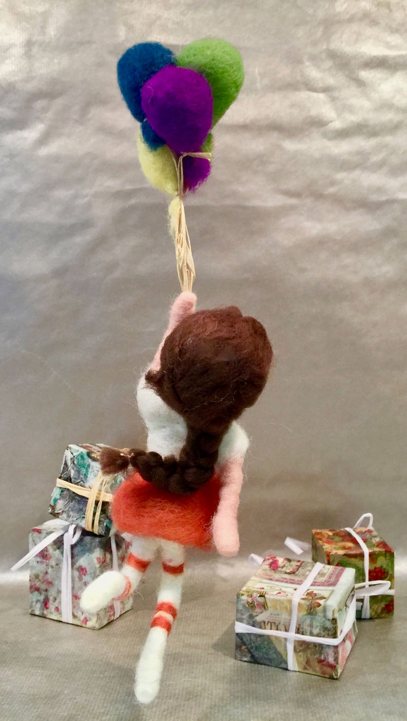 children mobile Needle felted doll doll art doll ornament felted doll mothers day decor kids decor felted mobile felted ornament