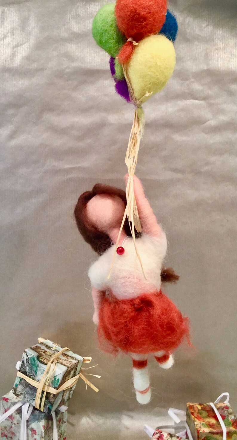 children mobile Needle felted doll doll art doll ornament felted doll mothers day decor kids decor felted mobile felted ornament