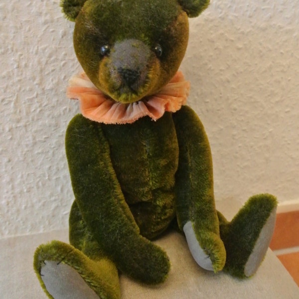 Moosie- Sammler-Künstlerbär aus altem Mohair