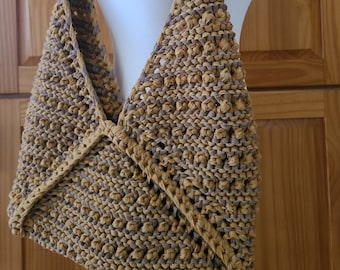 Tri-Square Reversible Knit Tote Bag Pattern (PDF Download)