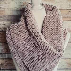 Pattern: Squishy Chubby Cowl / Easy knit / infinity scarf / gift idea / neck warmer / Knitting Patterns PDF Instant Download ONLY