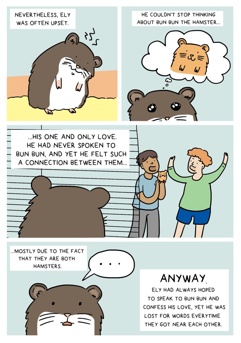 The Time Travelling Hamster Comic - Etsy