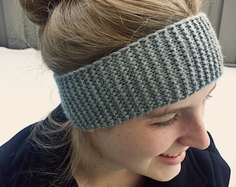 LOOM Knitting Patterns Squishy Headband: Easy Ear Warmer (PDF Download)