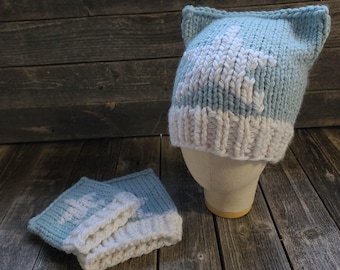 LOOM Knitting Patterns Star Beanie: Newborn to Adult Sizes (PDF Download)