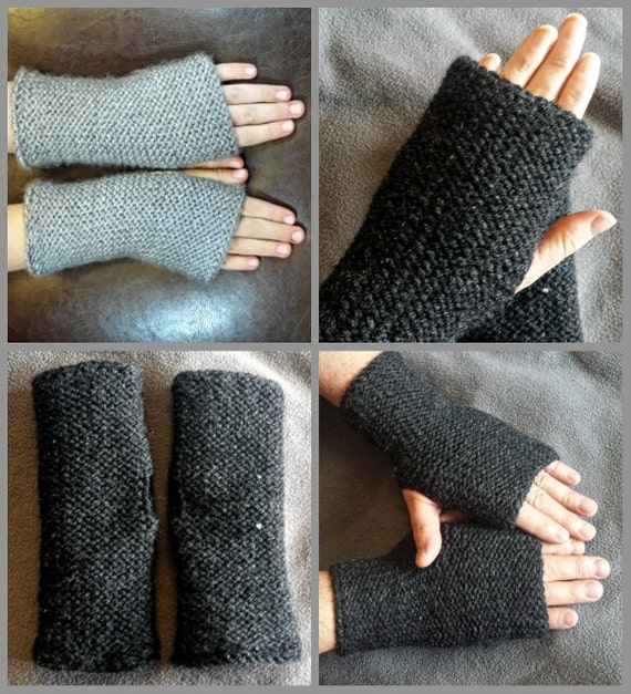 Loom Knitting Patterns Squishy Fingerless Gloves And Wrist Warmers Regular Small Fine Gauge Looms Gift For Women Teens And Men Unisex