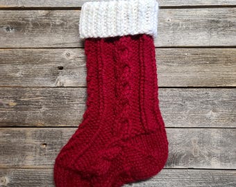 Modèles de tricot LOOM pour chaussettes de Noël torsadées : décoration des Fêtes (téléchargement PDF)