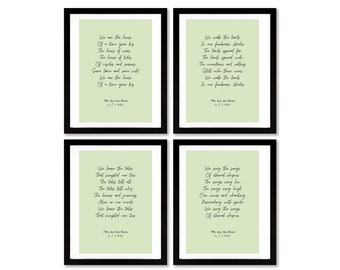 4-Pac Printable Quotes 1587 x 2245 PNG Download Original Lyric Moss Green Wall Art Heritage Lineage Roots Pride Wall Art We Are the Heirs