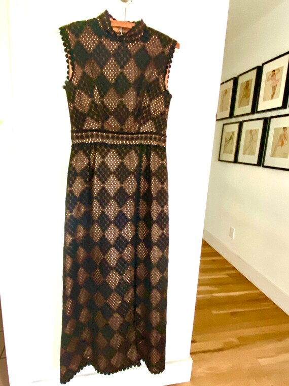 Vintage 1960s Cocktail Dress / Vintage Evening Gow