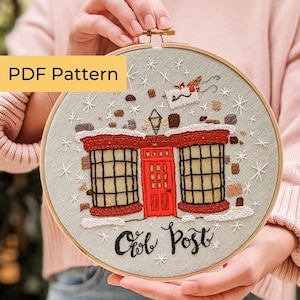 Embroidery PATTERN | 8-In. Wizard Post | Magical World Embroidery Collection | Instant Download PDF