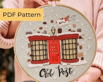 Embroidery PATTERN | 8-In. Wizard Post | Magical World Embroidery Collection | Instant Download PDF