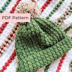 Crochet PATTERN BUNDLE | The Noel Blanket and Hat Set | Easy Crochet Christmas Blanket and Hat Patterns | Instant Download PDF