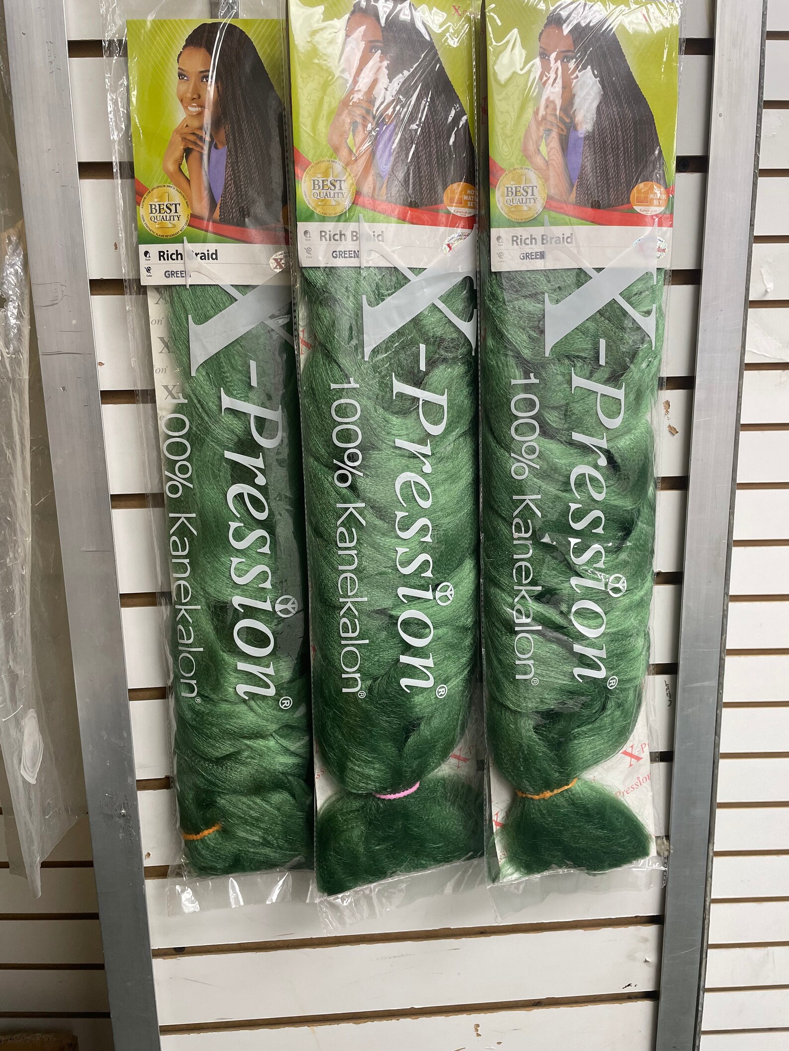 XPRESSION GREEN Braiding Hair. 100 Kanekalon Rich Braid. Etsy