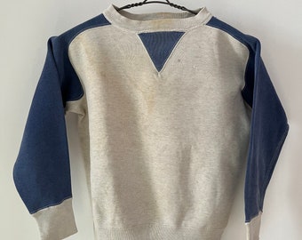 Rare Vintage 1940s Two-tone Sweatshirt Freedom Sleeve Double Rare Vintage 1940s Two-tone Sweatshirt Freedom Sleeve Double