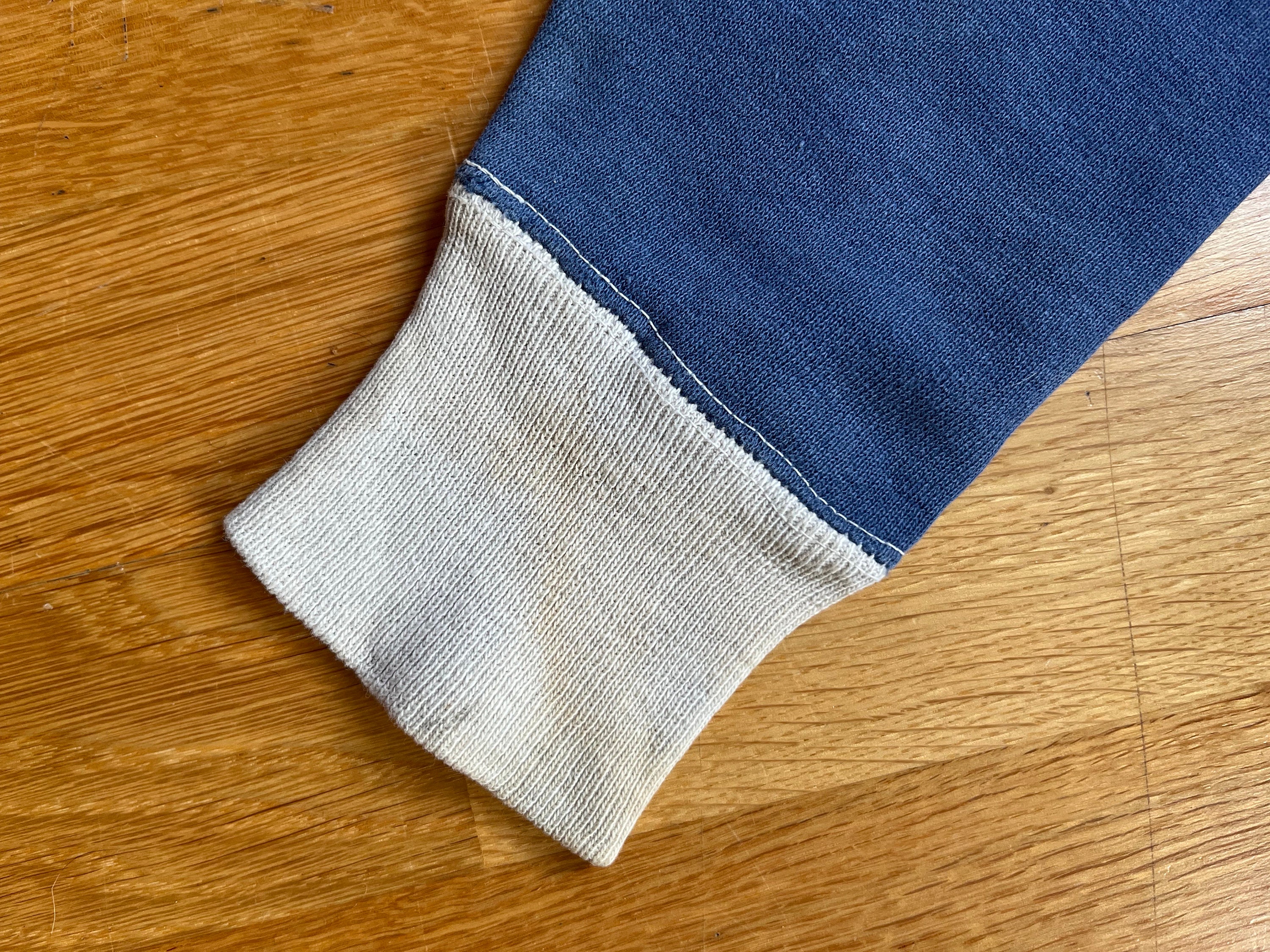 Rare Vintage 1940s Two-tone Sweatshirt Freedom Sleeve Double