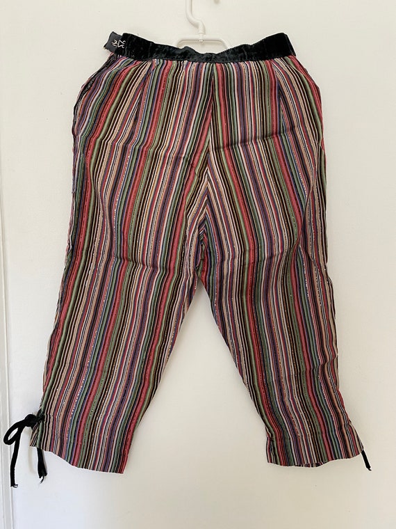 Vintage 1950s Striped Cigarette Pants Bad Girl Pin