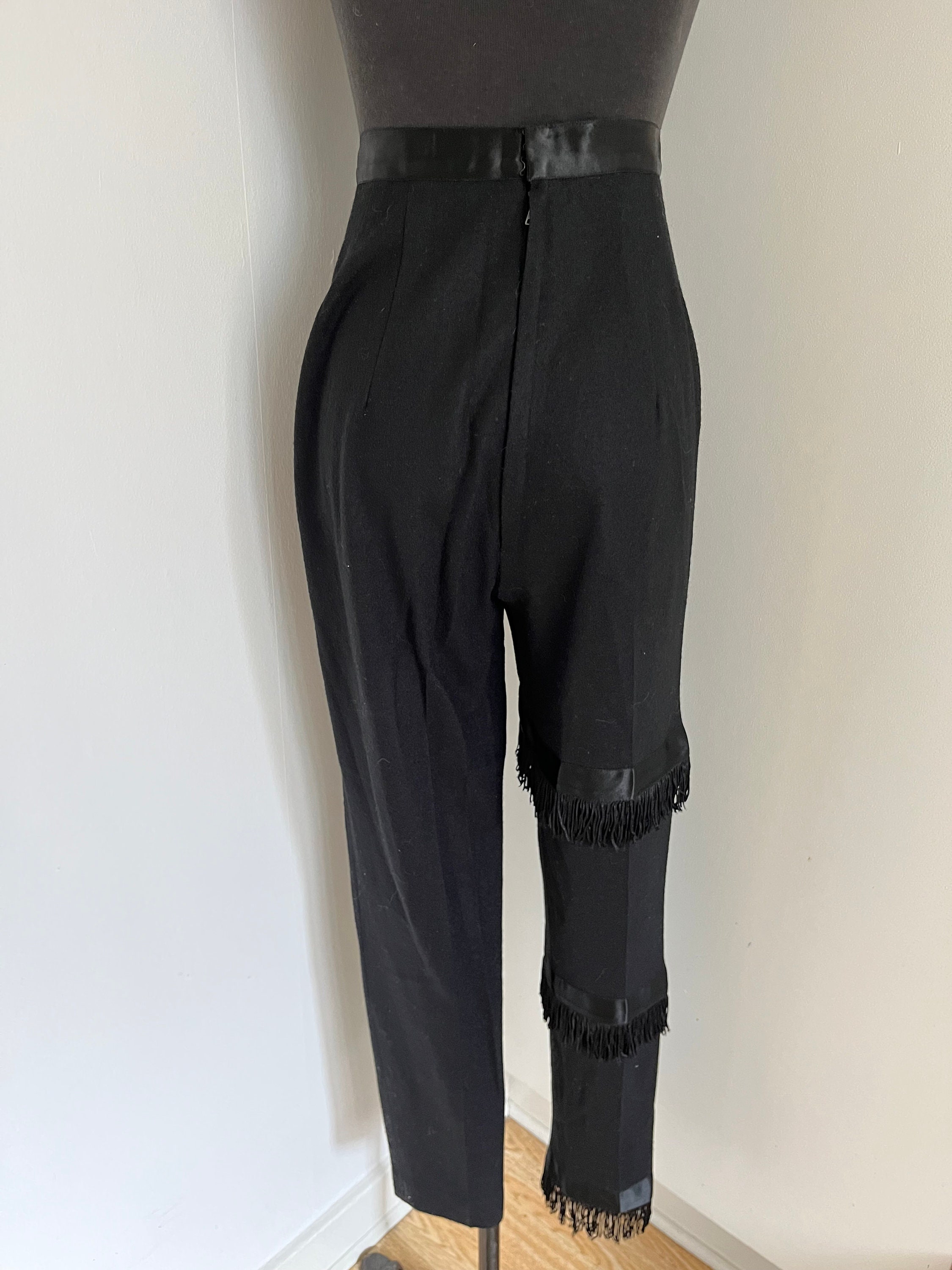 1755 Navy Blue Cigarette Pants main image 1