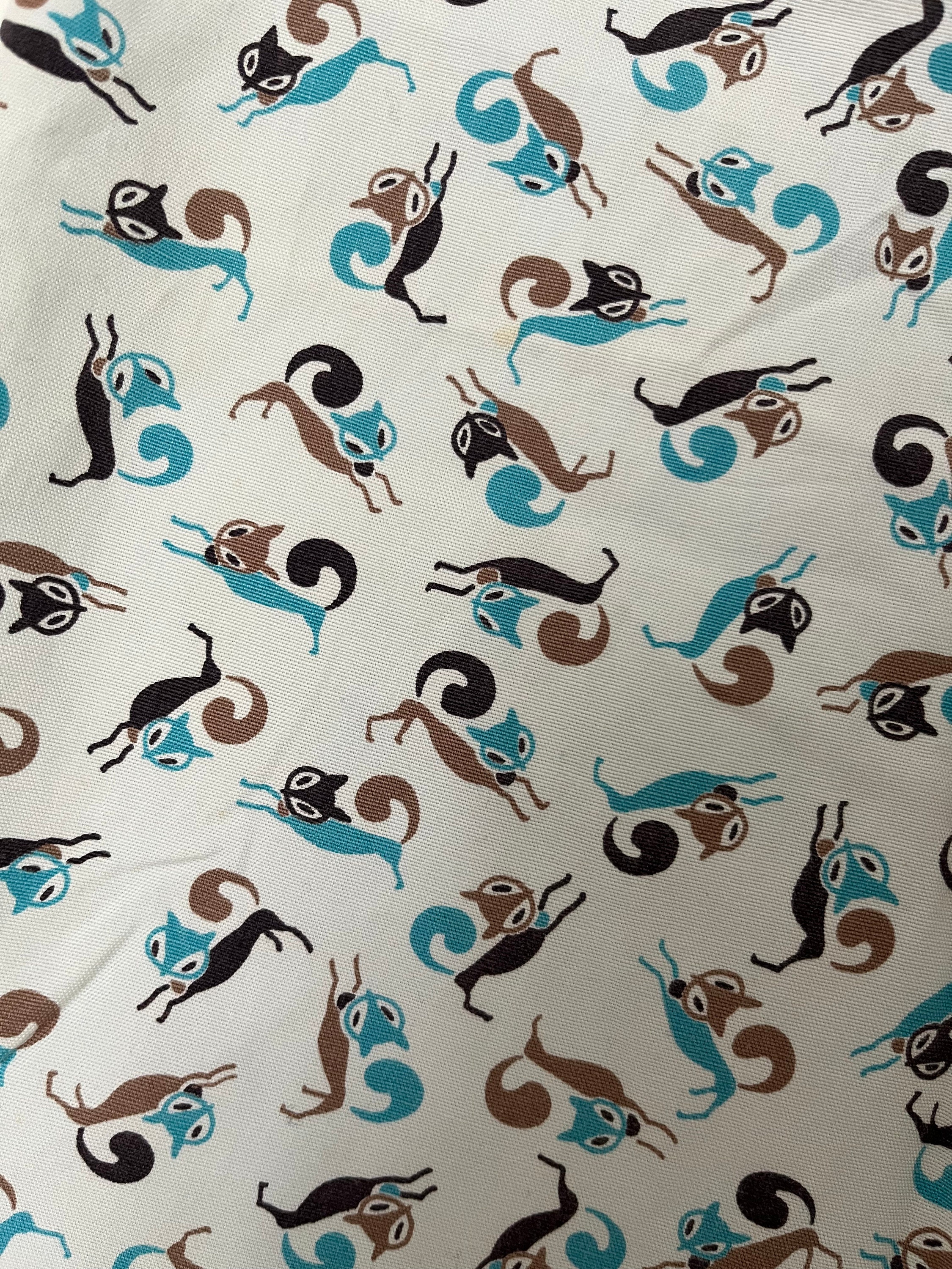 Vintage 1950s Novelty Squirrel Print Capris Capri Shorts Clamdiggers Etsy