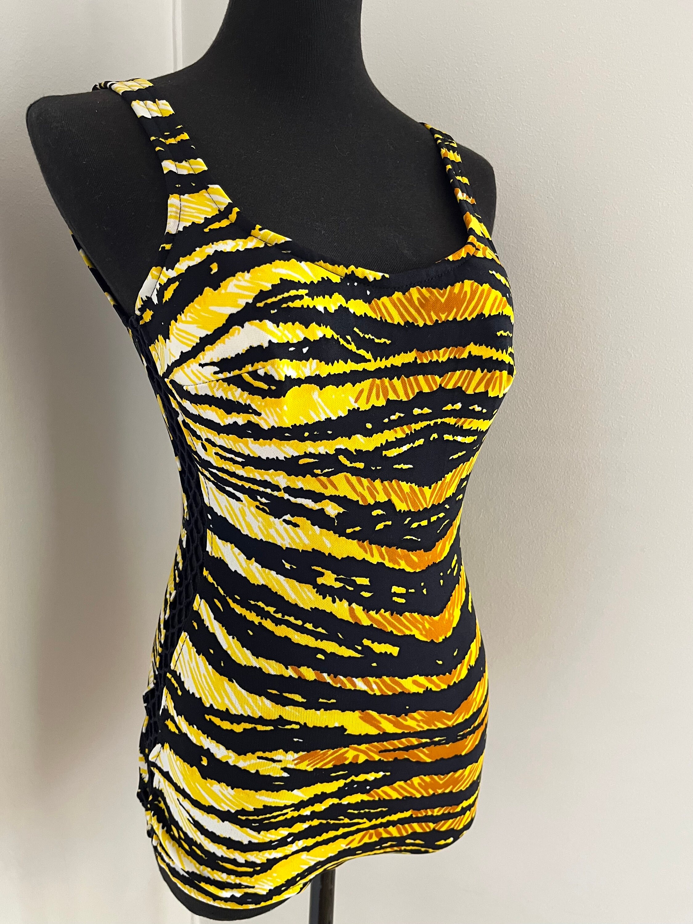 Vintage 1950s Scandal Bathing Suit Tiger Swimsuit VLV Bad Vintage 1950s Scandal Bathing Suit Tiger Swimsuit VLV Bad