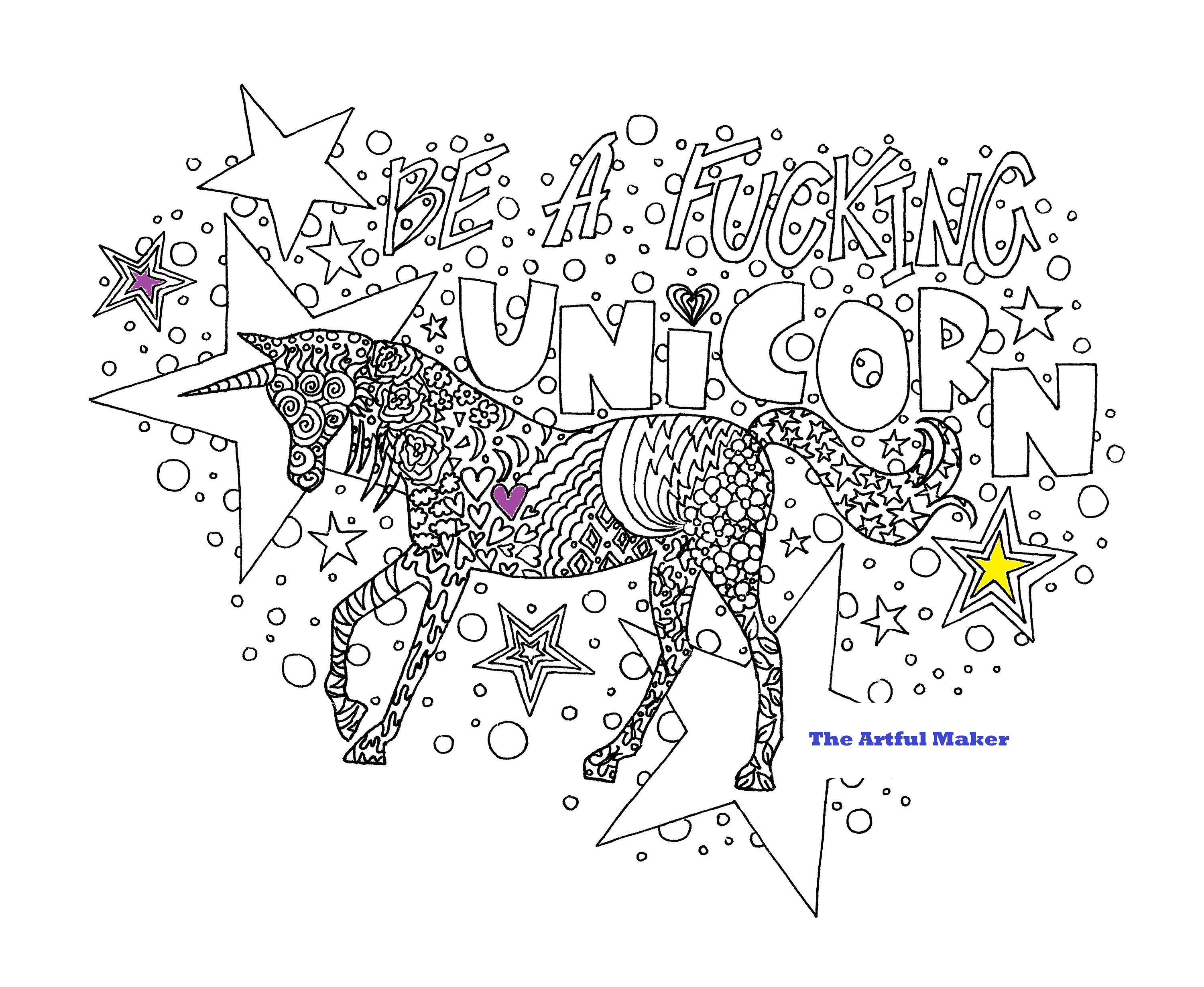 The unicorn in the garden analysis image