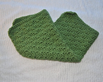 Moss Green Baby Blanket