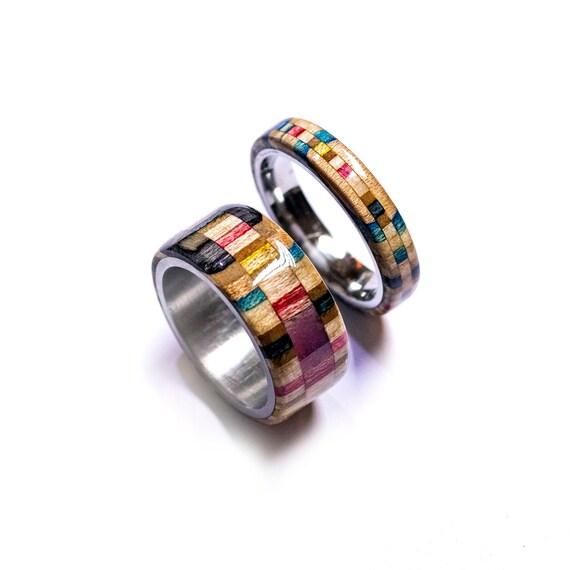Skateboard ring etsy deals