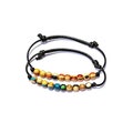Recycled Skateboard Friendship Bracelet: Colorful Wood Bead Eco Gift product logo