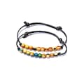 Recycled Skateboard Beaded Friendship Bracelet: Colorful Wood Jewelry product logo