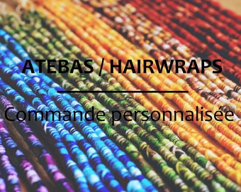 Atebas / Hairwraps in personalized order